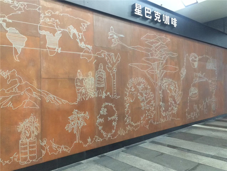 平坝耐候钢幕墙